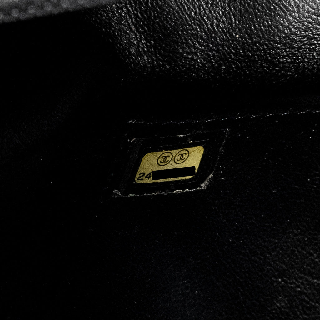 Chanel Filigree Flap Bag Caviar Black