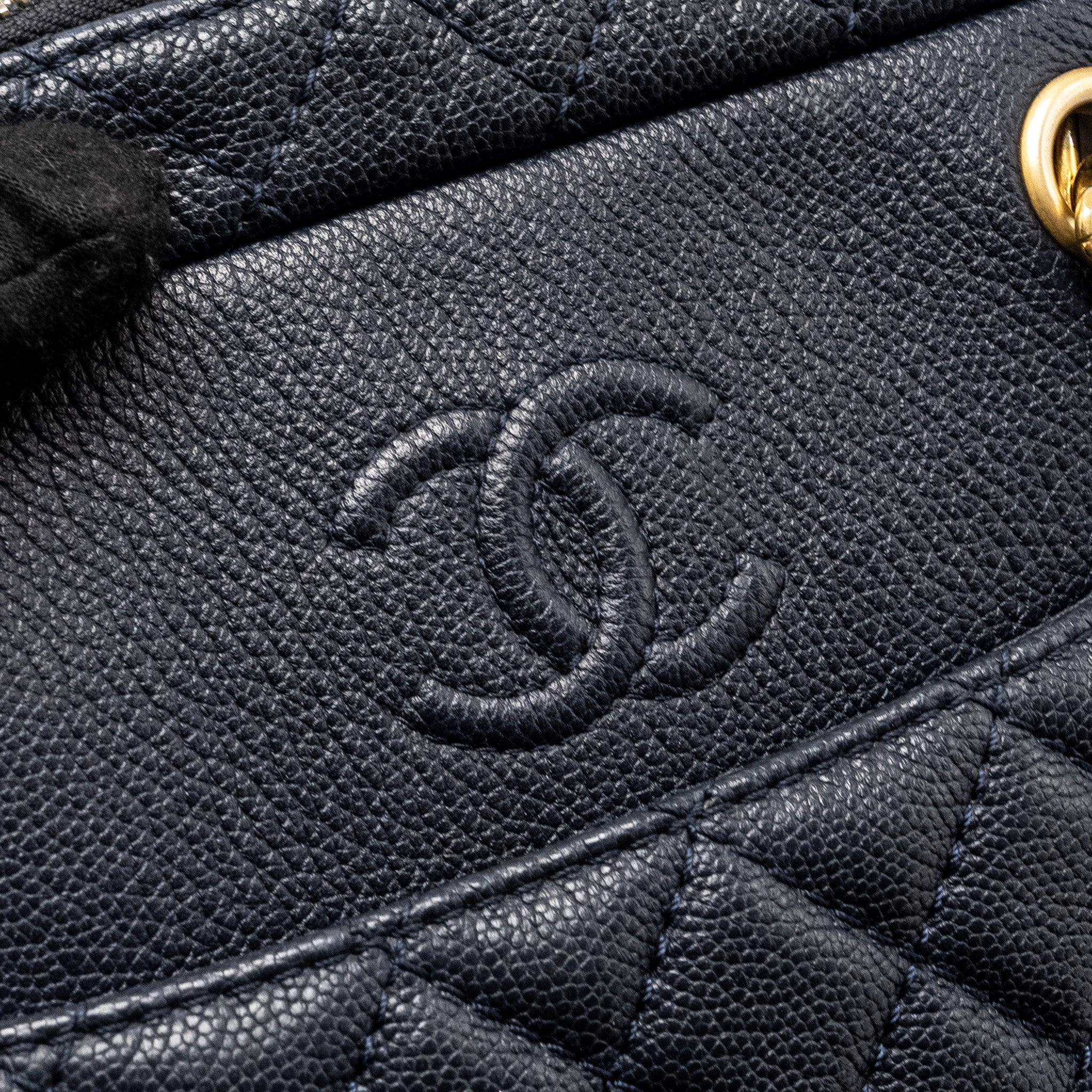 Chanel 18C CC Camera Bag Calfskin Navy