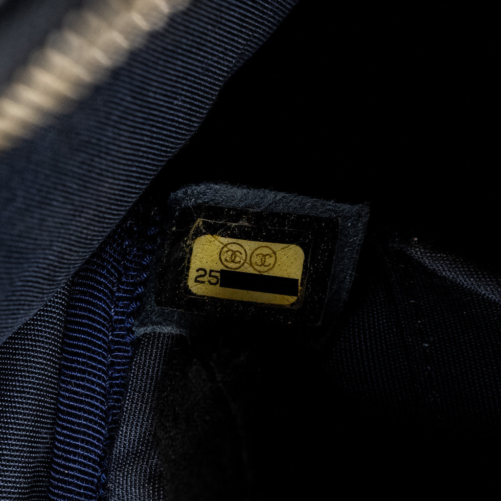 Chanel 18C CC Camera Bag Calfskin Navy