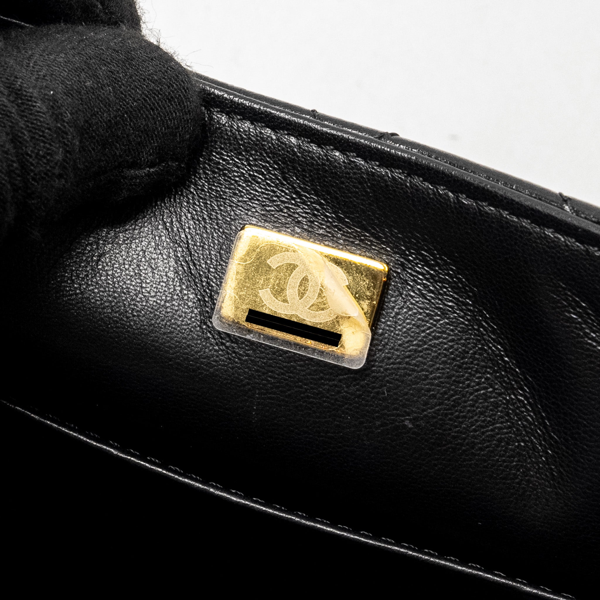 CHANEL 22K Retro Classic New Square Large Flap Bag Goatskin Black  (Microchip)
