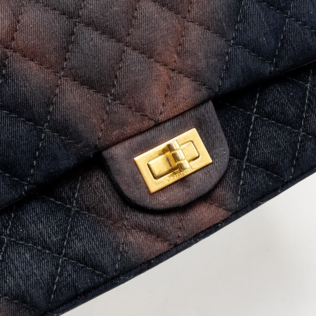 Chanel Small 2.55 Reissue Flap Bag Ombre Velvet Multicolour