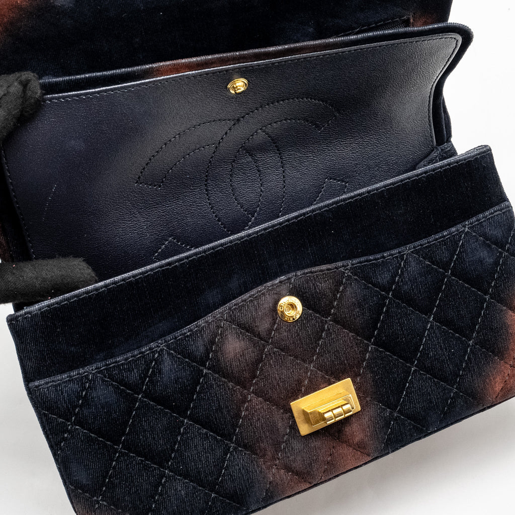 Chanel Small 2.55 Reissue Flap Bag Ombre Velvet Multicolour