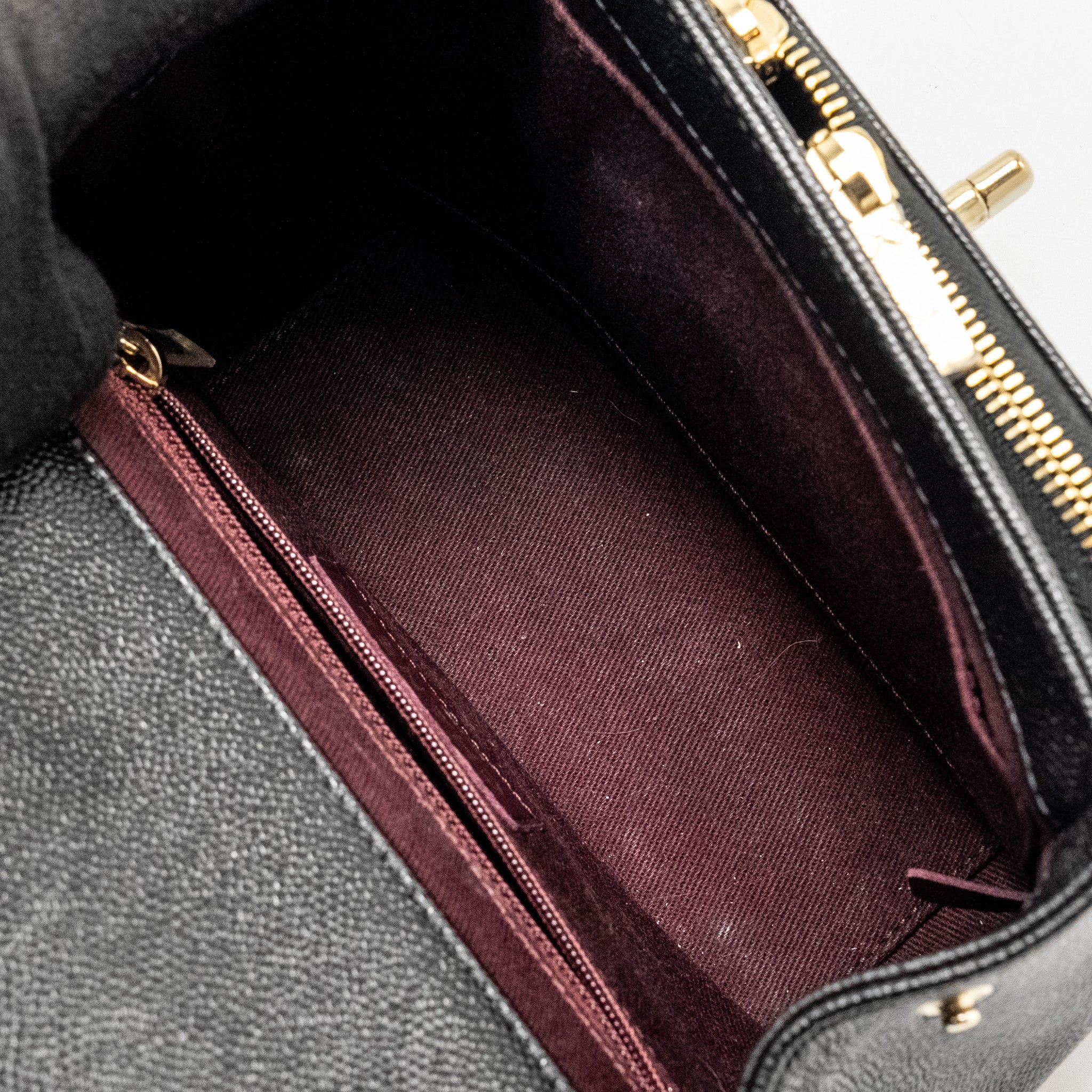 Chanel Small Business Affinity Caviar Black L