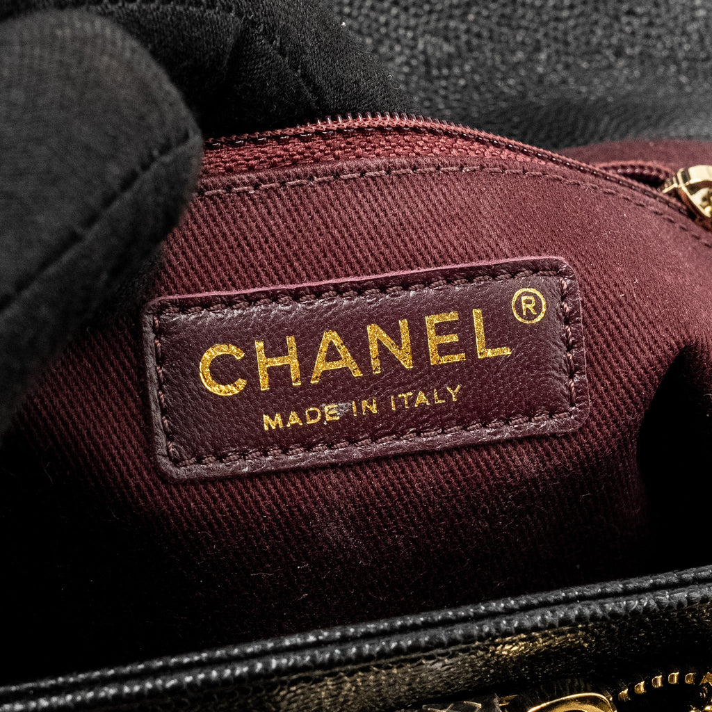 Chanel Small Business Affinity Caviar Black L