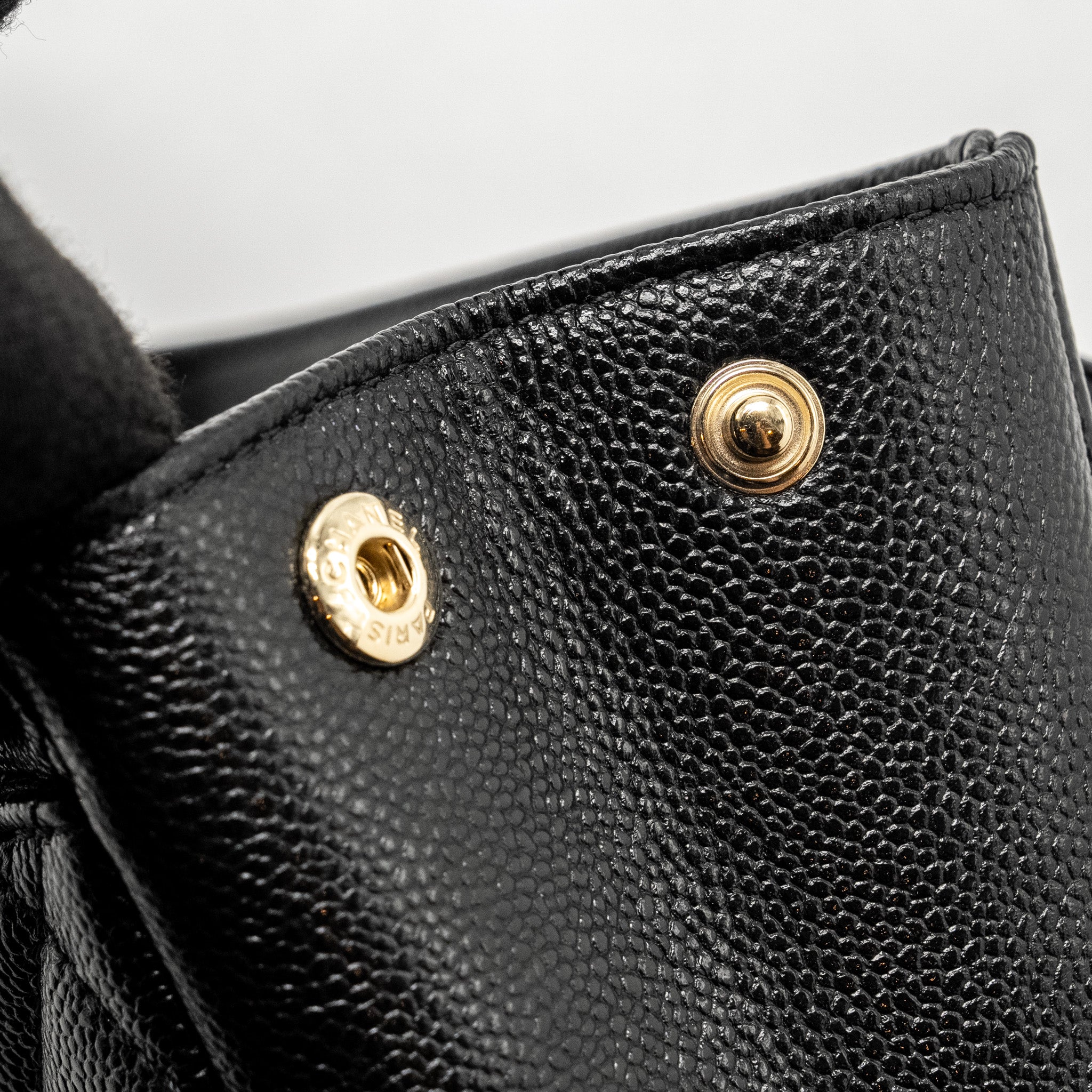 Chanel Small Business Affinity Caviar Black L