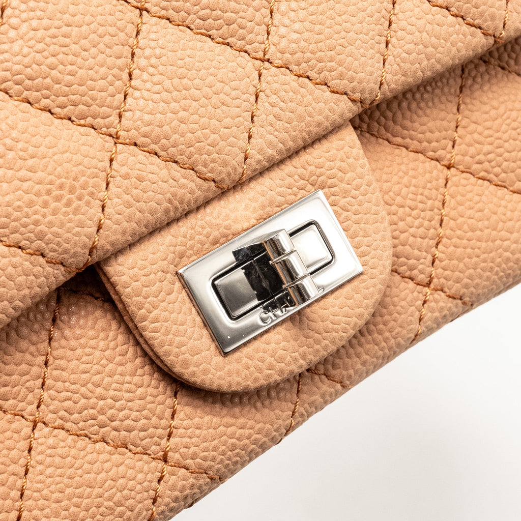 Chanel Small 2.55 Reissue Flap Bag Grained Calfskin Light Brown