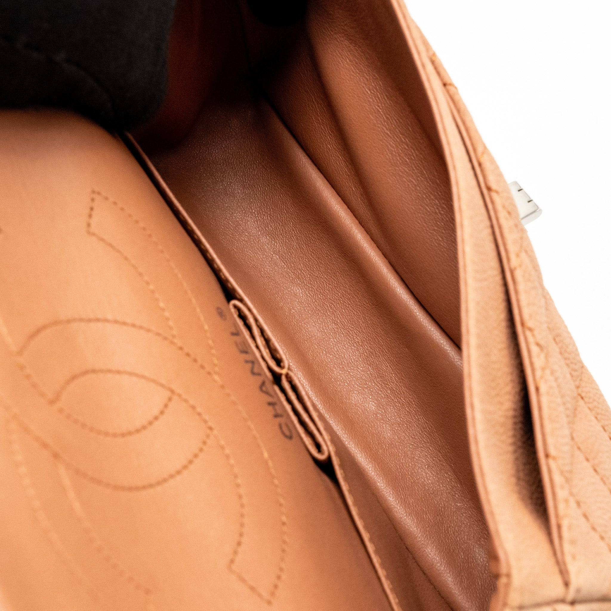 Chanel Small 2.55 Reissue Flap Bag Grained Calfskin Light Brown