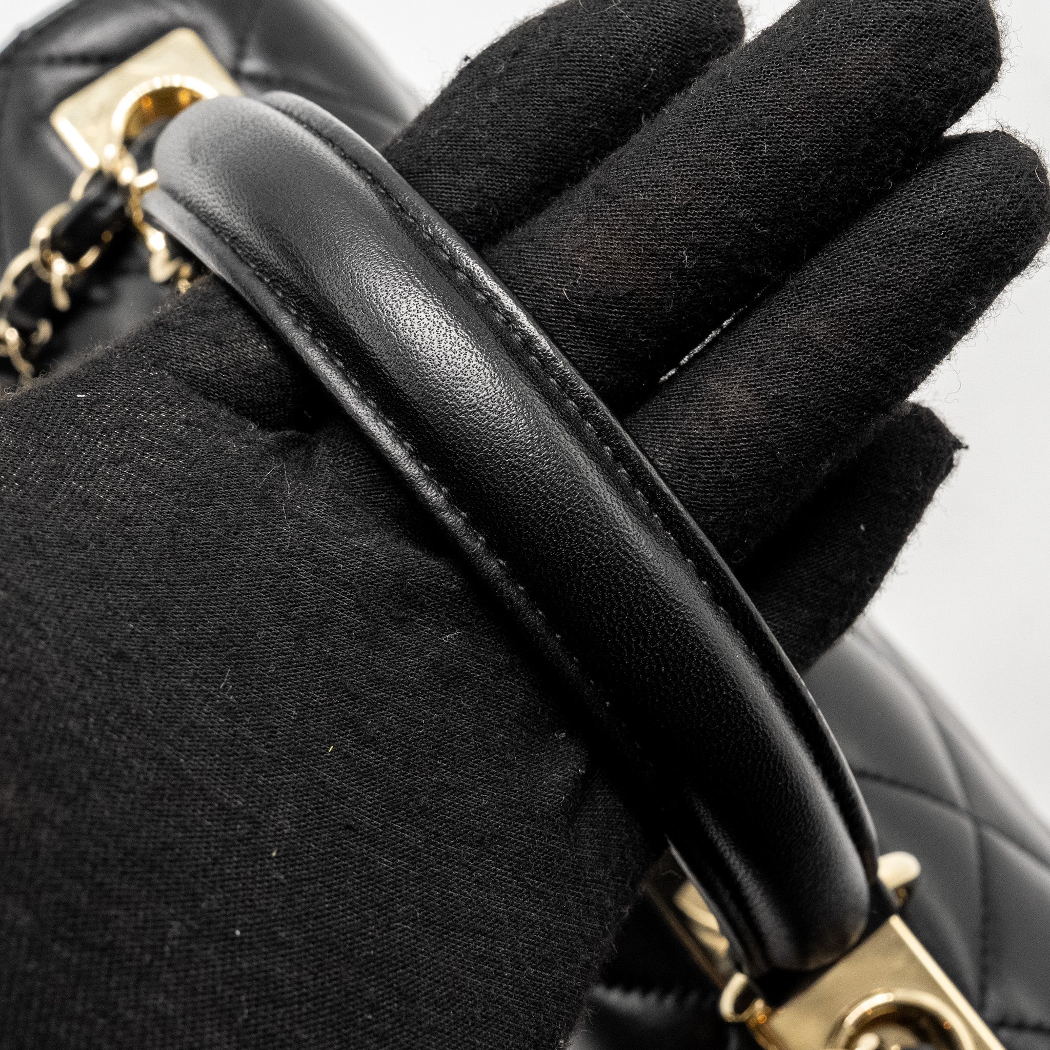 Chanel Small Trendy CC flap Bag Lambskin Black