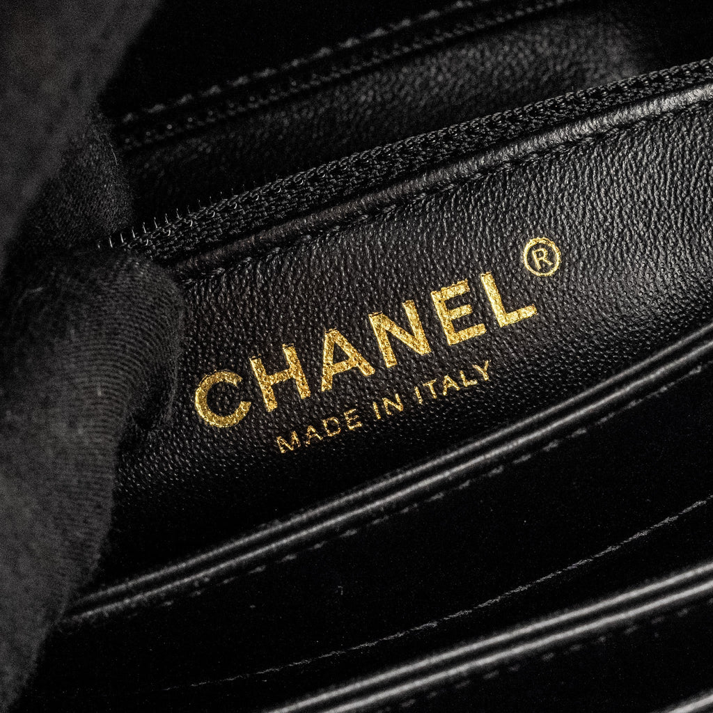 Chanel Small Trendy CC flap Bag Lambskin Black