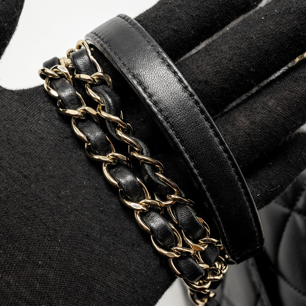 Chanel Small Trendy CC flap Bag Lambskin Black