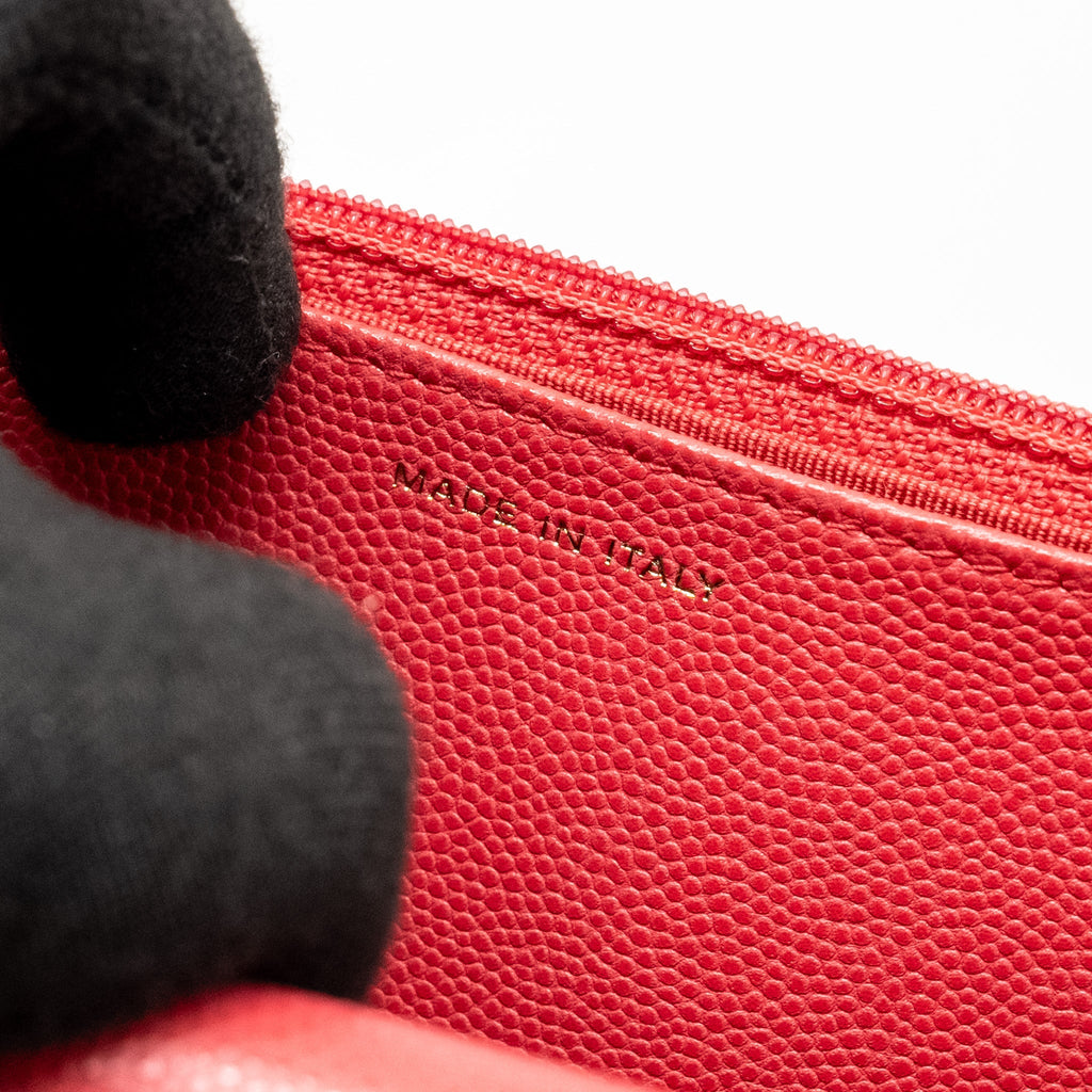 Chanel Classic Wallet on Chain Caviar Pink
