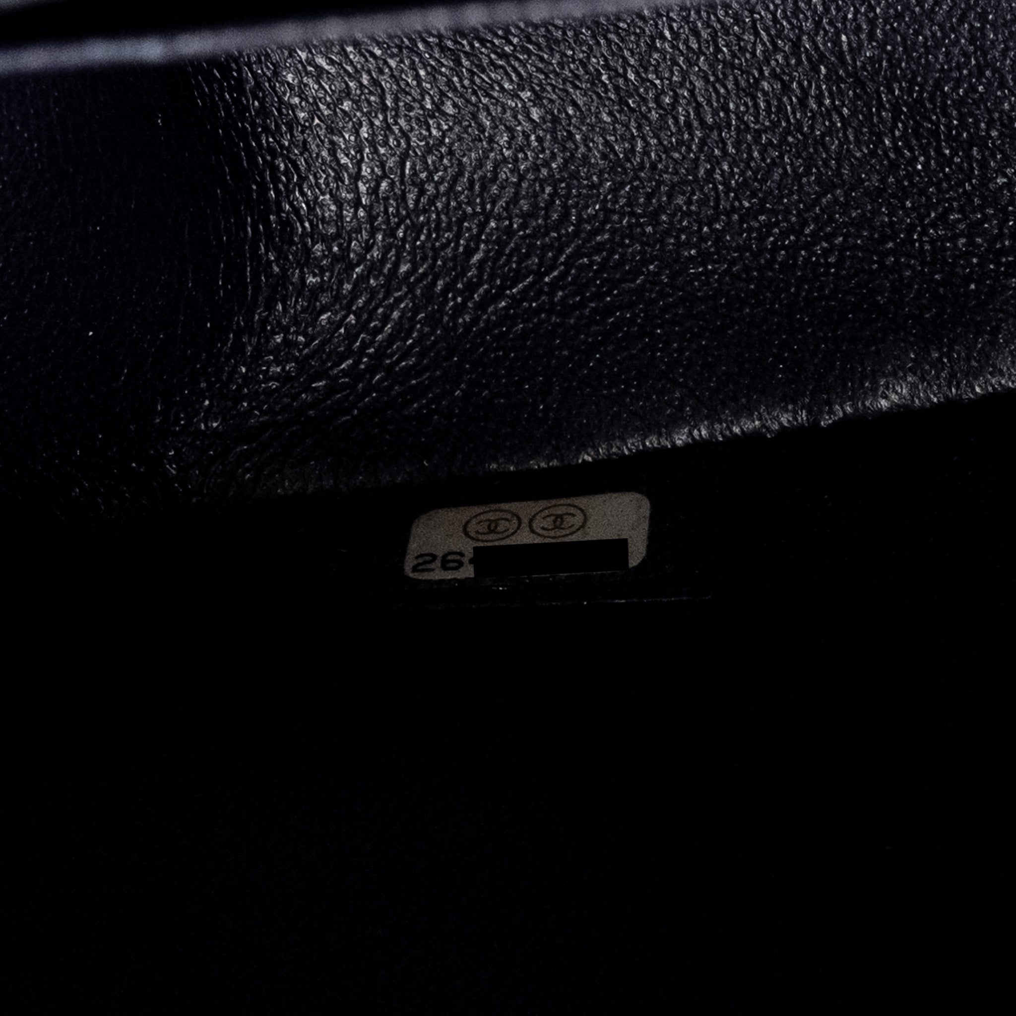 Chanel Mini Rectangular Flap Bag Chevron Lambskin Navy L