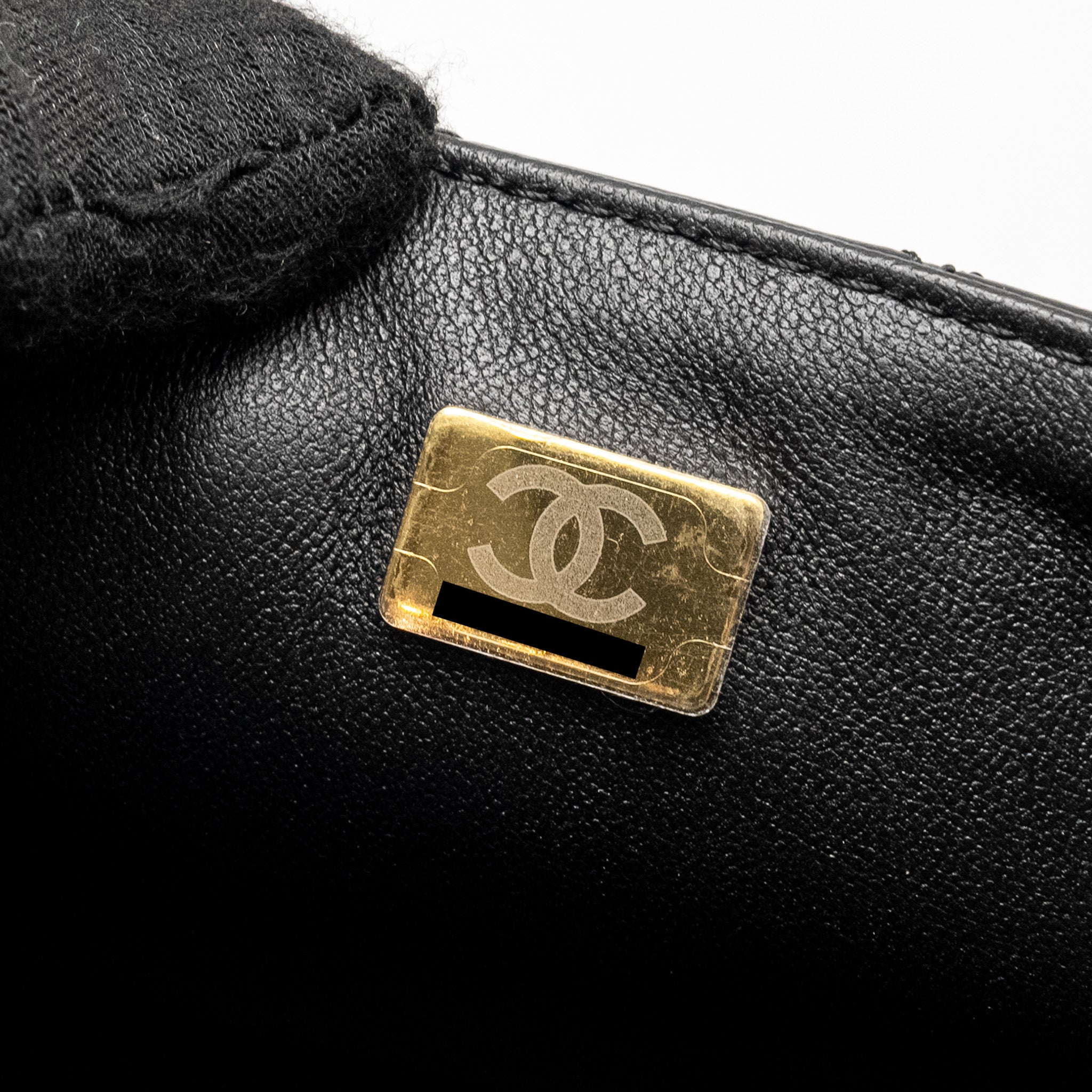 CHANEL Mini 2.55 Reissue Flap Bag Aged Calfskin Black Brushed  (Microchip)