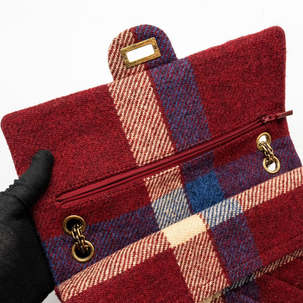 Chanel Large 2.55 226 Reissue Double Flap Bag Fabric Multicolour