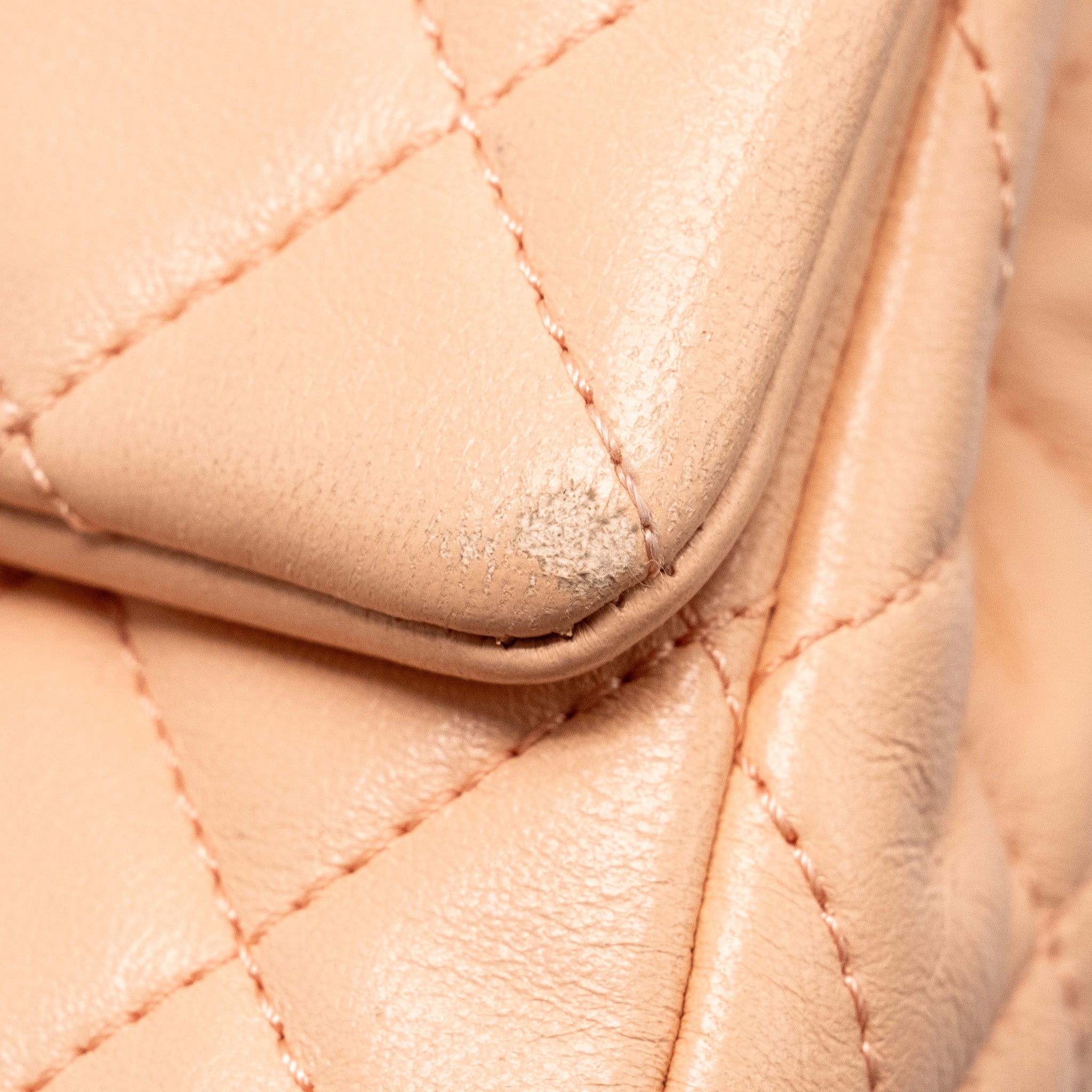 Chanel Pearl Crush Mini Rectangular Flap Bag Lambskin Pink  (Microchip)