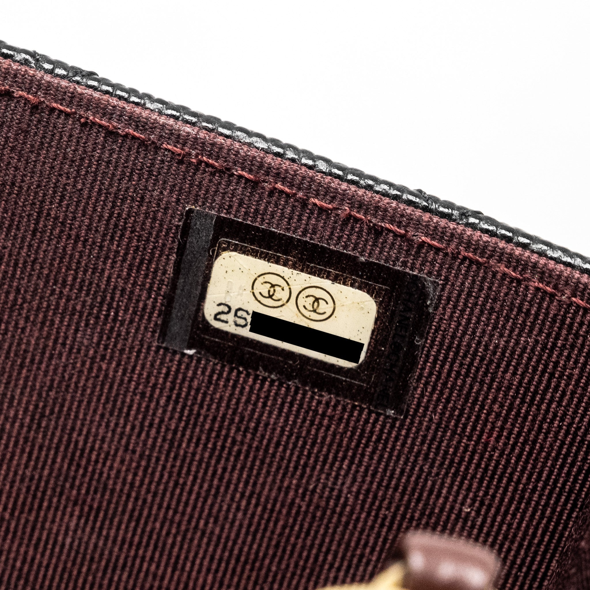 Chanel Quilted Wallet on chain Caviar Black
