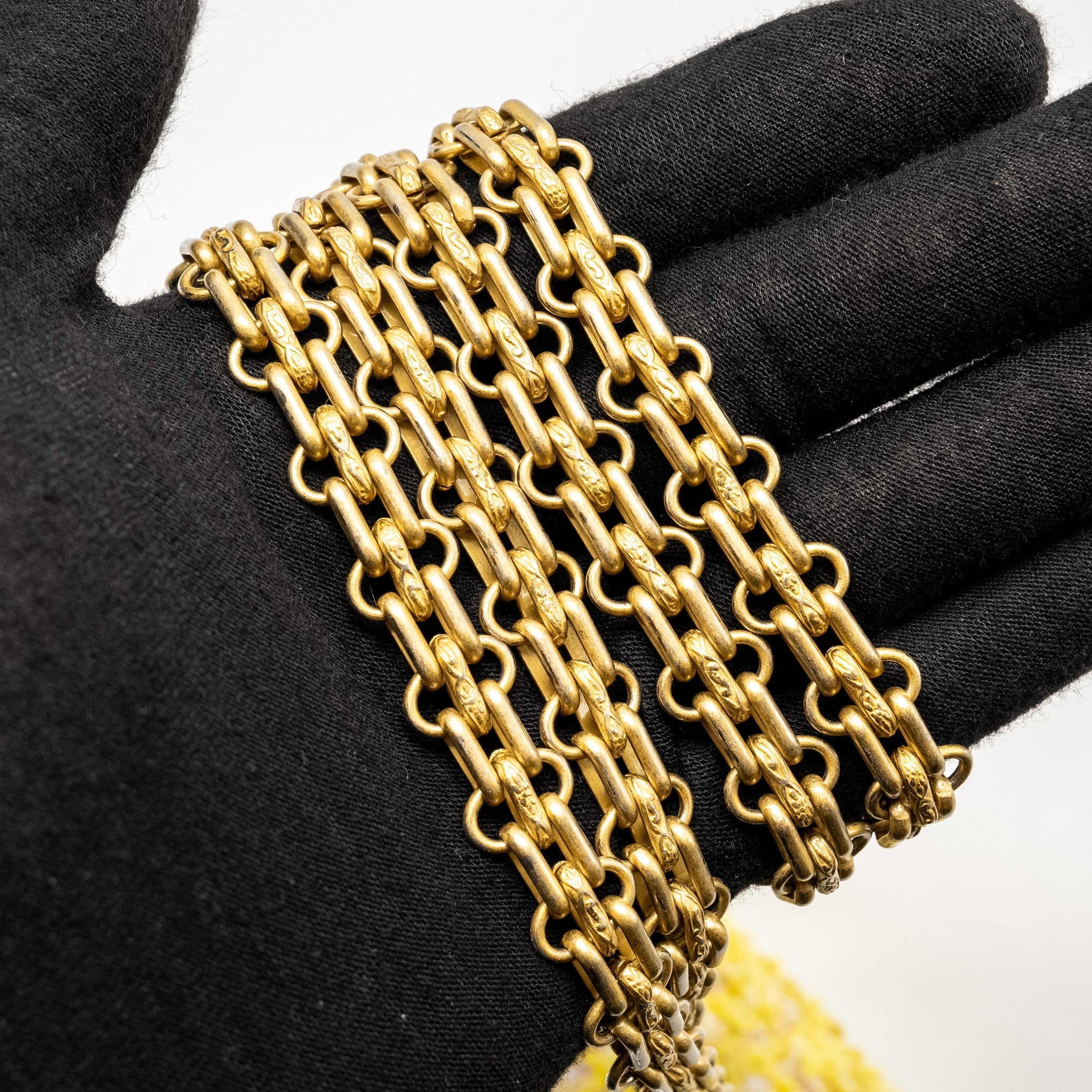 Chanel Mini 2.55 Reissue Flap Bag Tweed Yellow