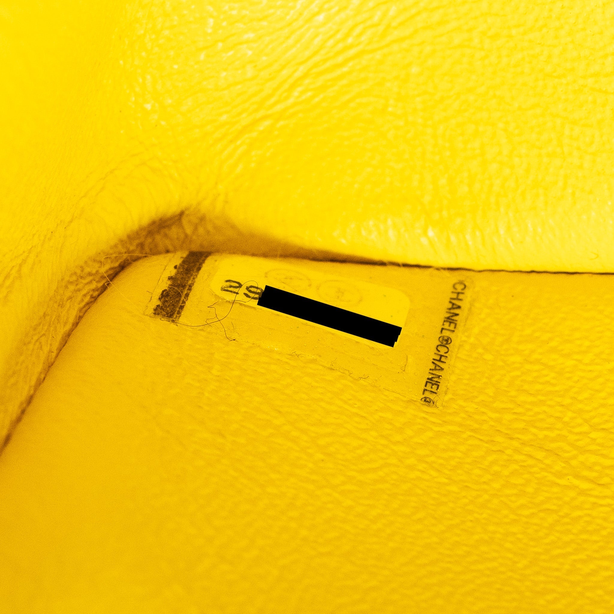 Chanel Mini 2.55 Reissue Flap Bag Tweed Yellow