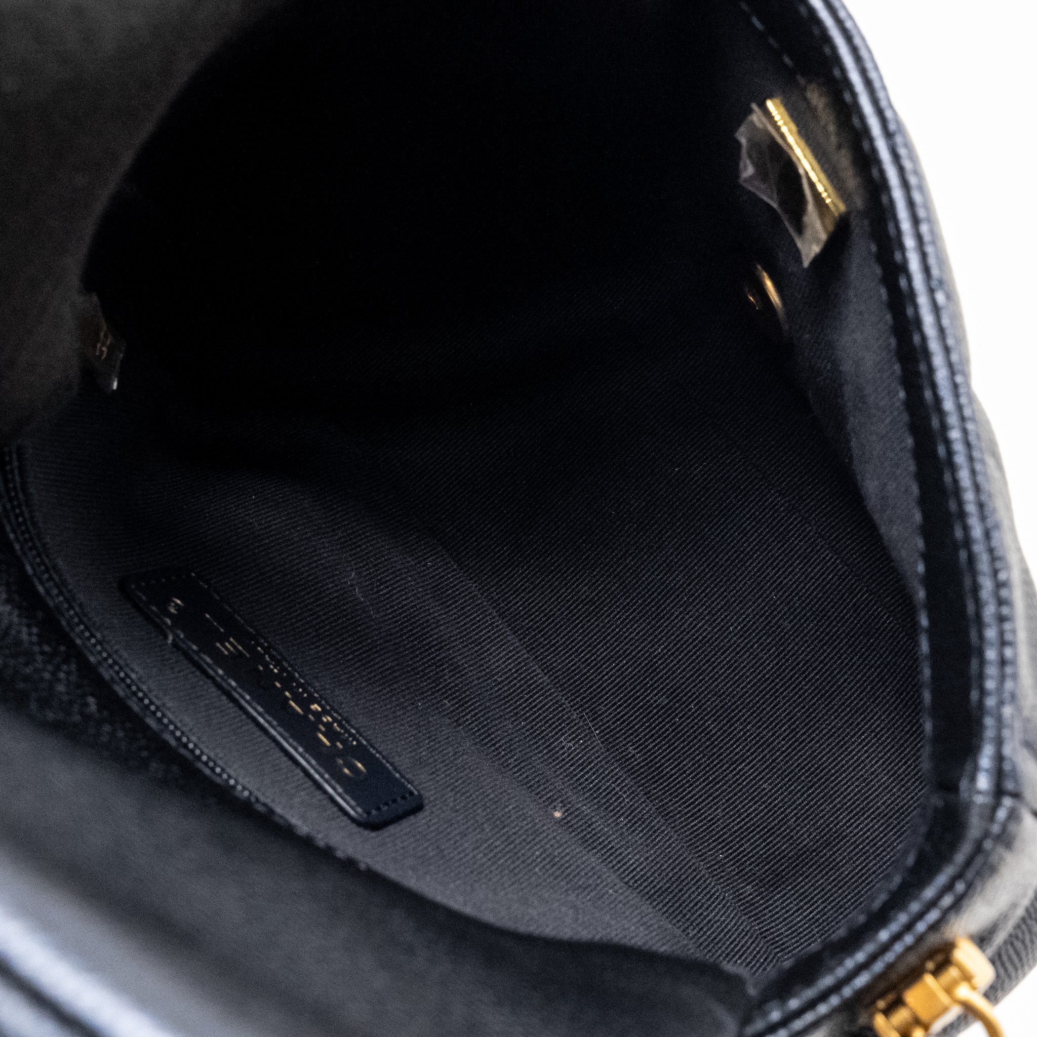Chanel 21K My Perfect Mini Flap Bag Caviar Iridescent Black  (Microchip)