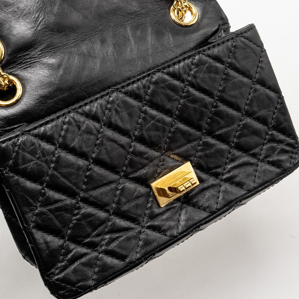 Chanel Mini 2.55 Reissue Aged Calfskin Black