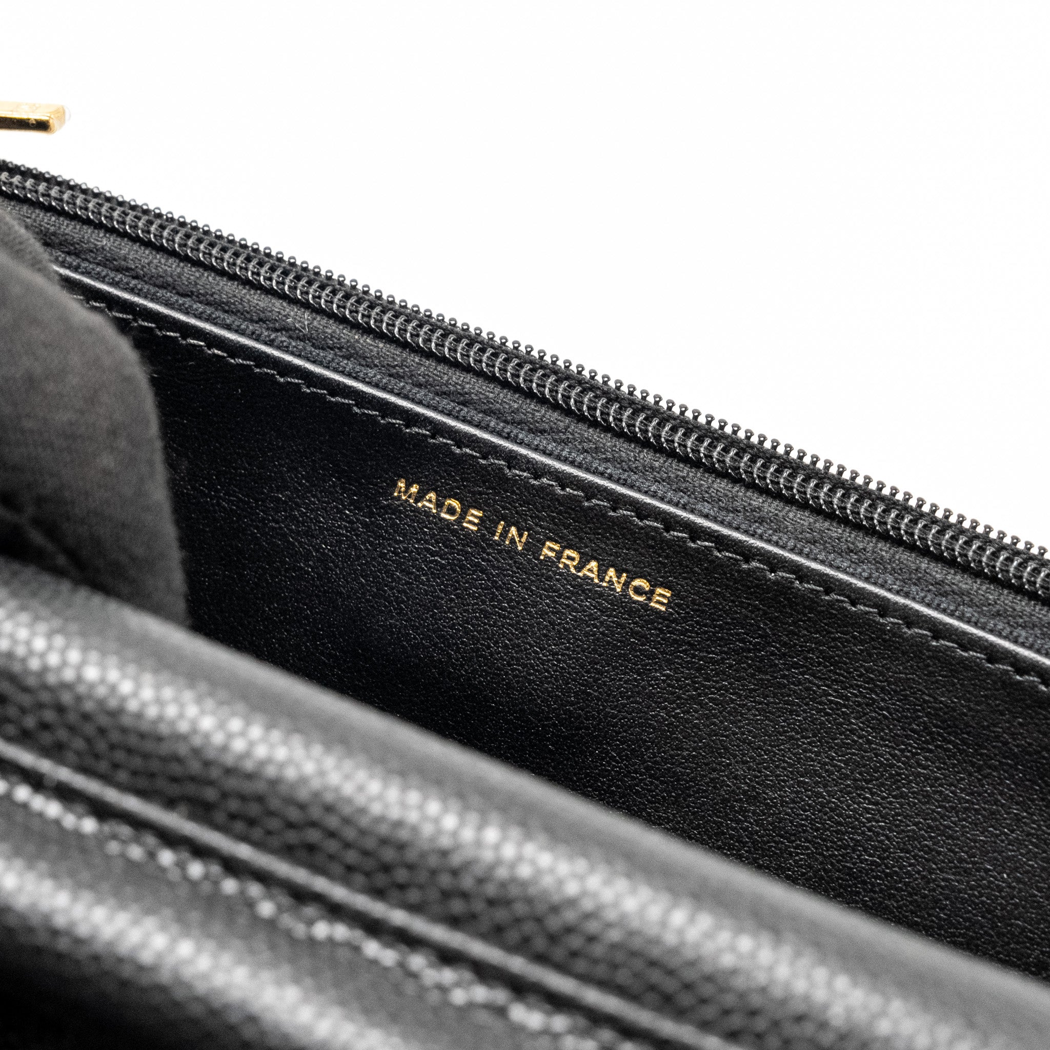 Chanel Coco Casino Wallet on Chain Caviar Black  (Microchip)