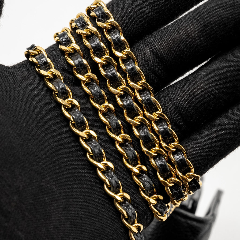 Chanel Classic Wallet On Chain Caviar Black