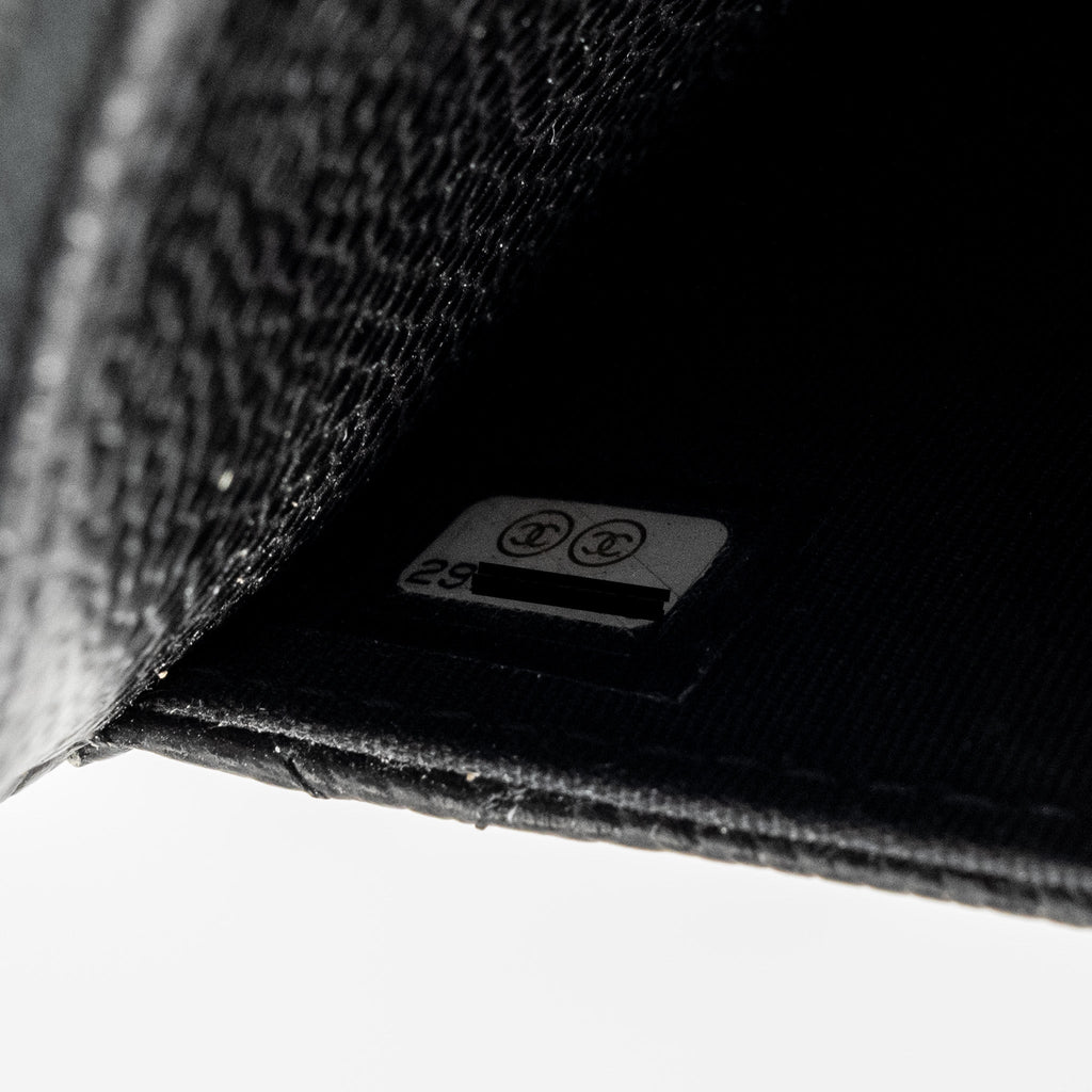 Chanel Classic Wallet On Chain Caviar Black