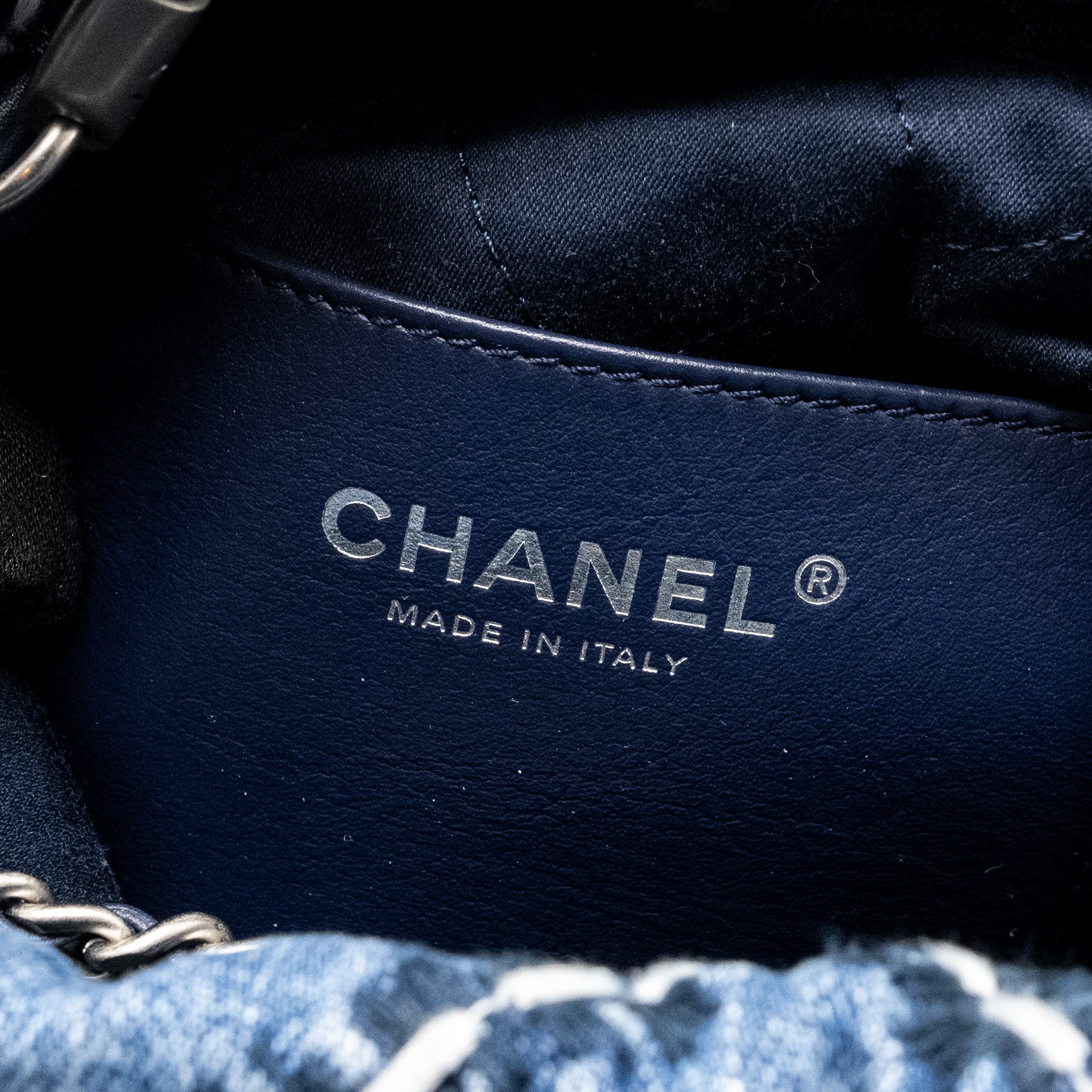 Chanel Mini 22 Denim Light Blue  (microchip)