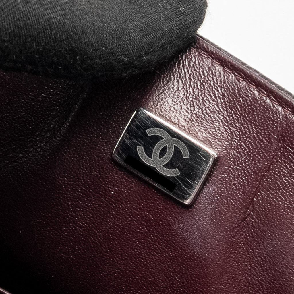 Chanel Medium Classic Double Flap Bag Caviar Black  (microchip)