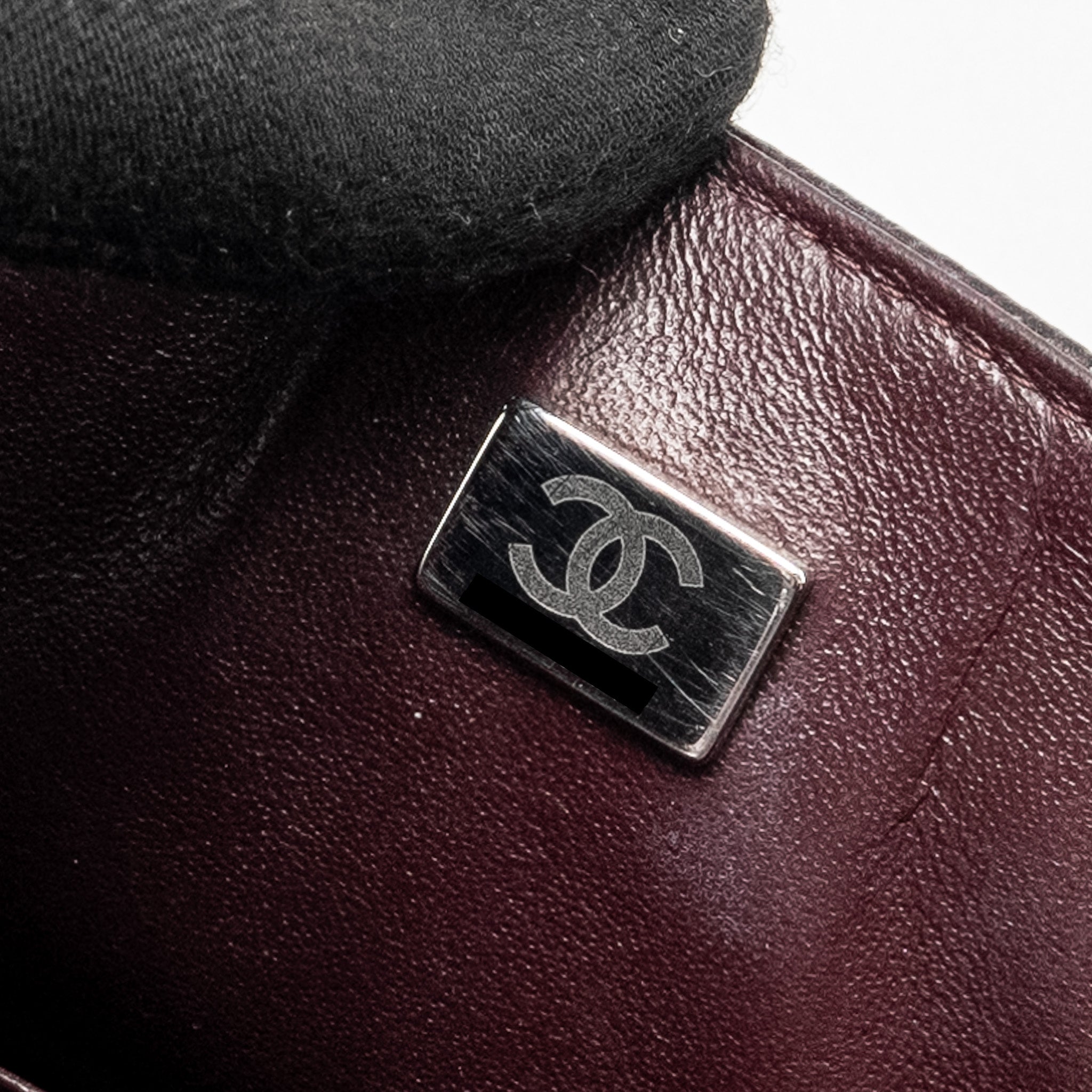 Chanel Medium Classic Double Flap Bag Caviar Black  (microchip)
