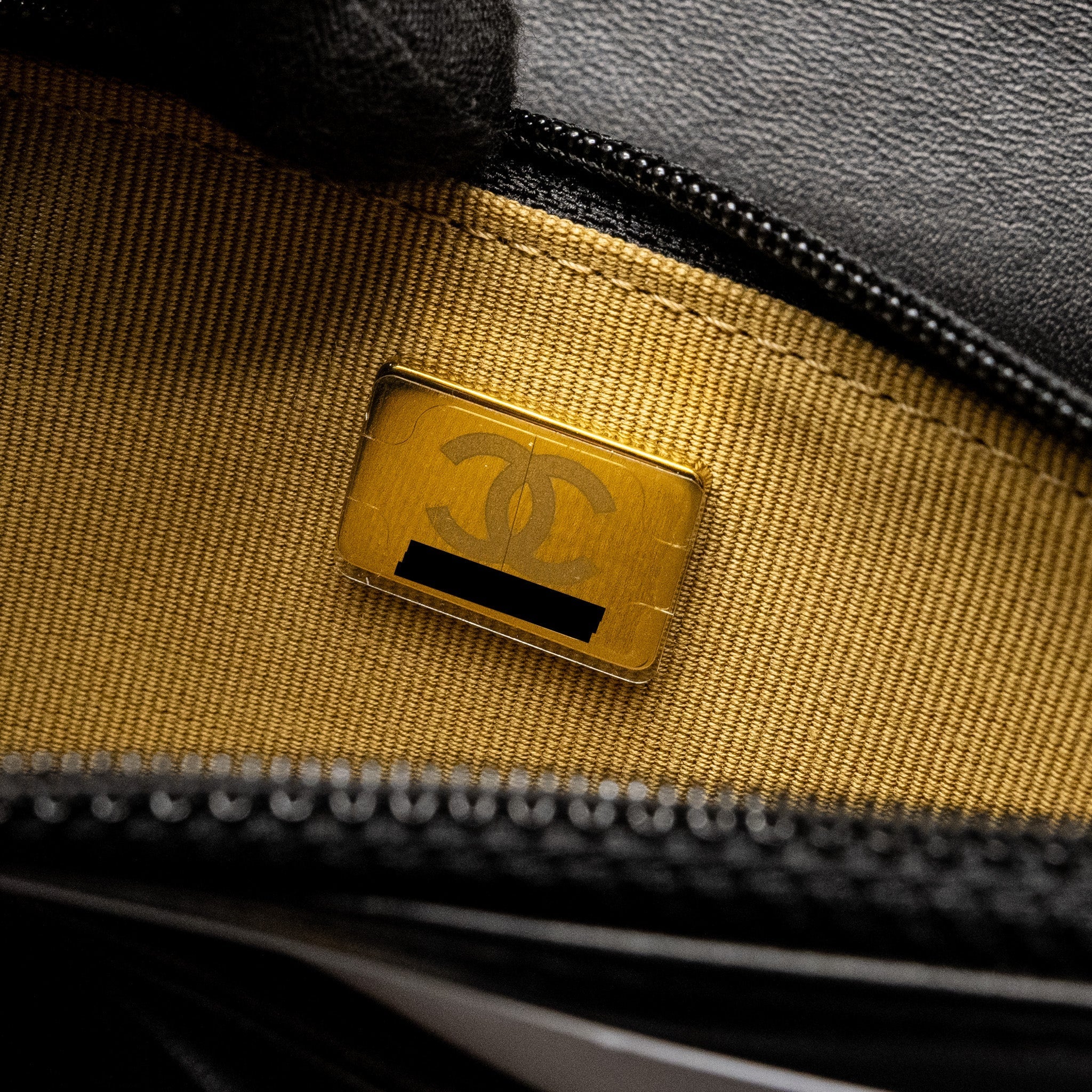 Chanel Pearl Crush Wallet on Chain Lambskin Black  (Microchip)