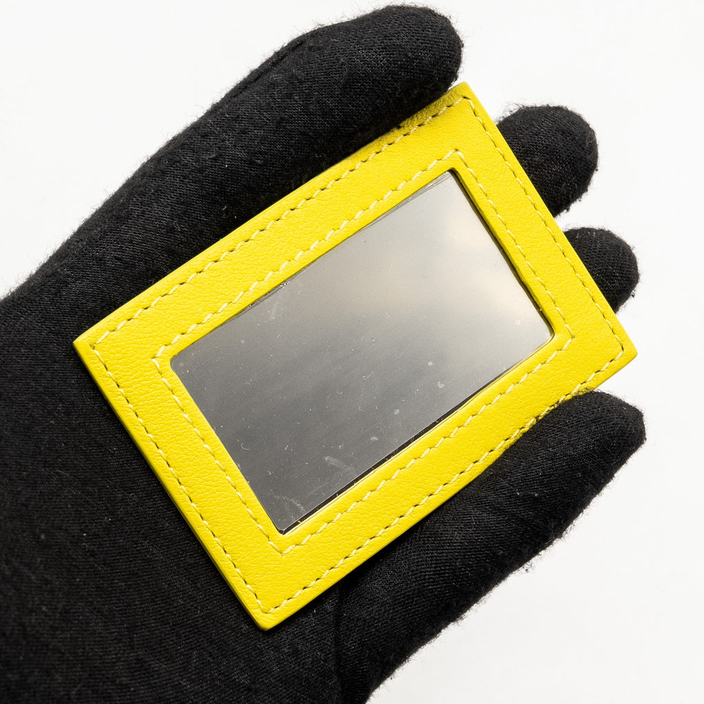 Chanel CC Vanity Case Bag Calfskin Yellow  (Microchip)