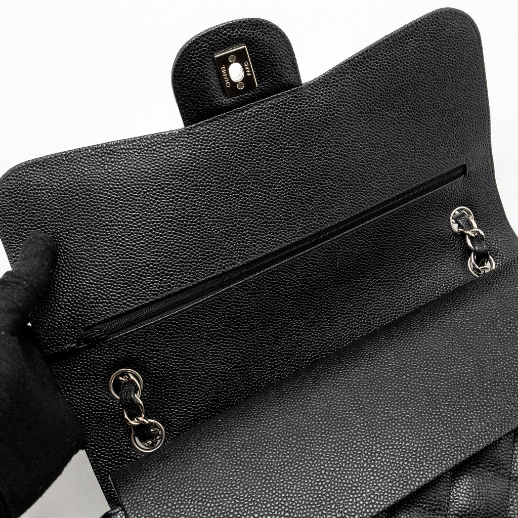 Chanel Jumbo Classic Double Flap Bag Caviar Black