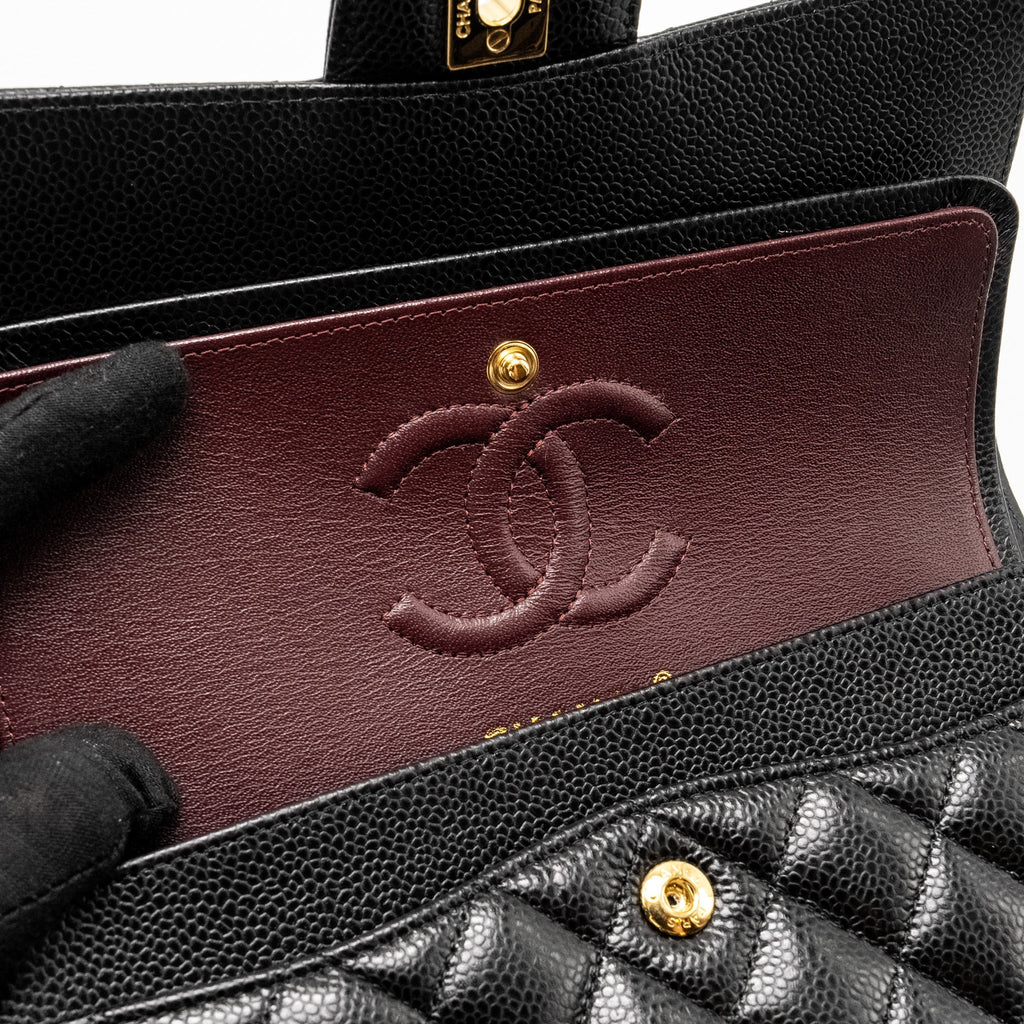 Chanel Small Classic Double Flap Bag Caviar Black