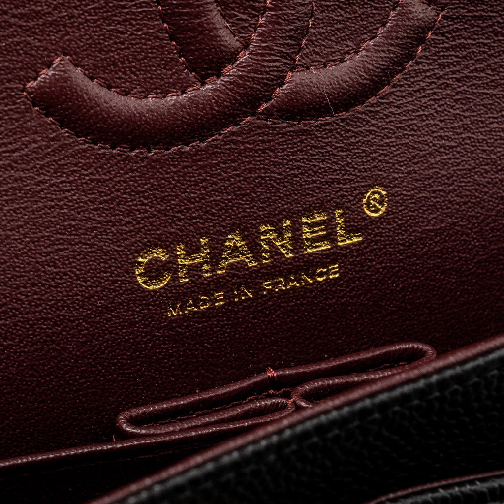 Chanel Small Classic Double Flap Bag Caviar Black