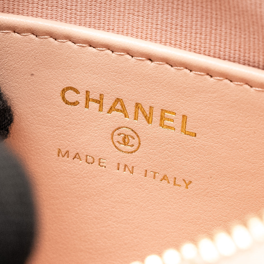 Chanel 23K Small Hobo Bag Calfskin Pink  (microchip)