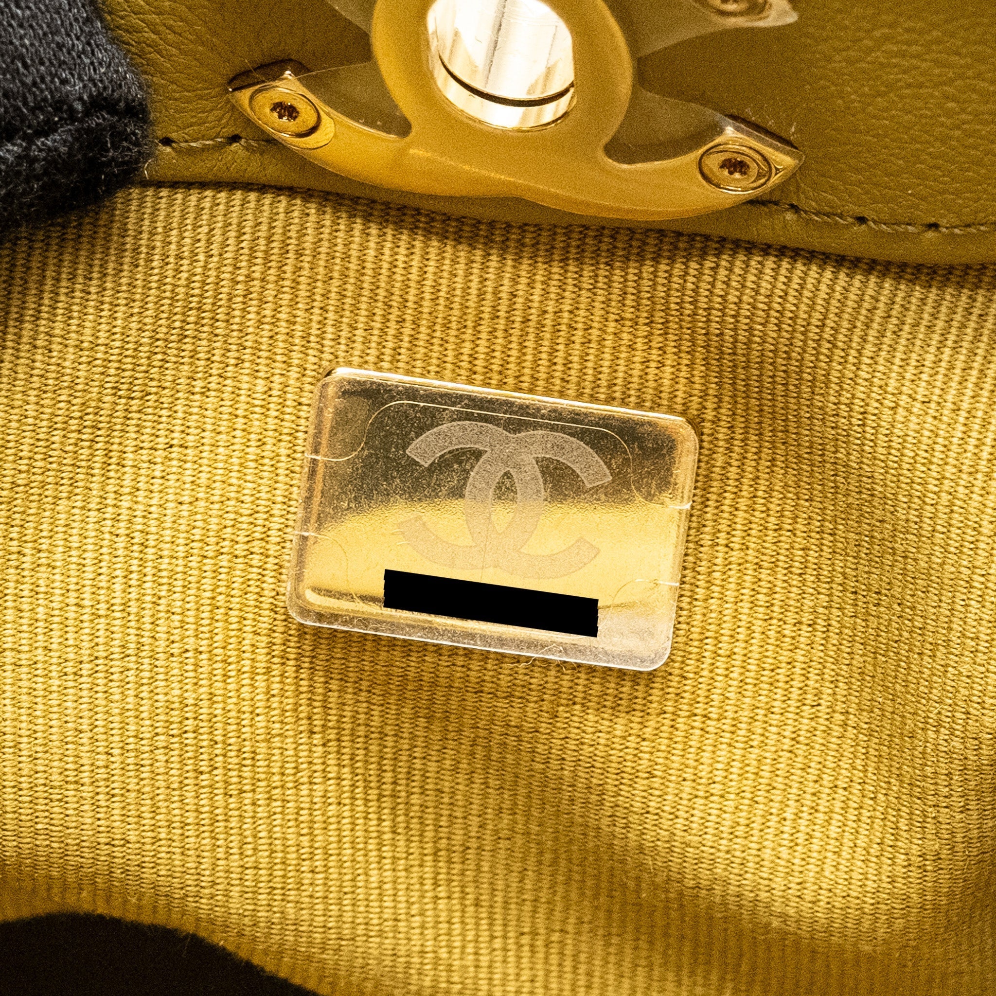 Chanel Mini 31 Bag Calfskin/Fur Olive Green L(Microchip)