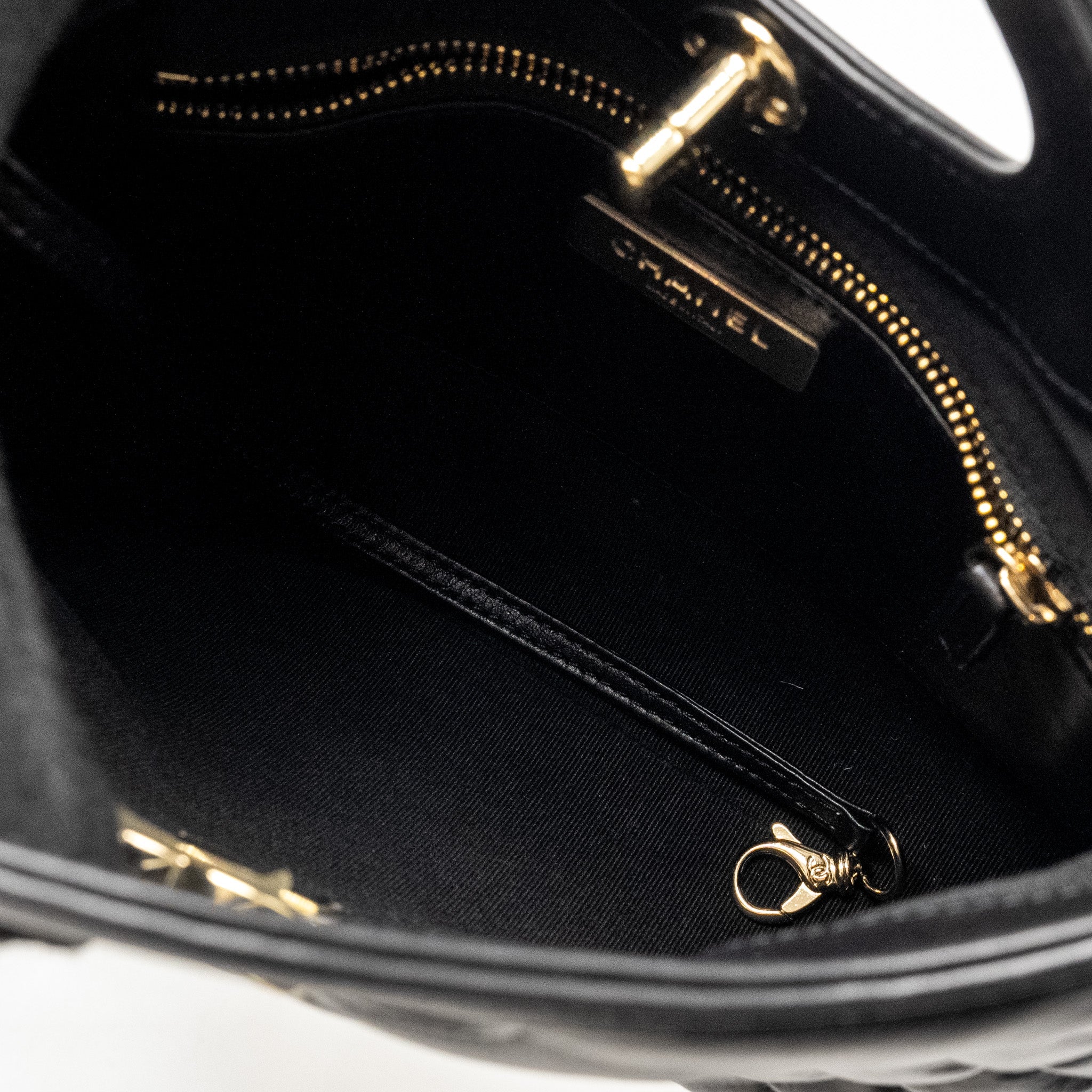 Chanel Mini 31 Bag Calfskin Black L(microchip)