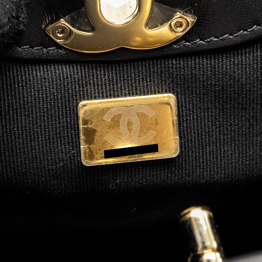 Chanel Mini 31 Bag Calfskin Black L(microchip)