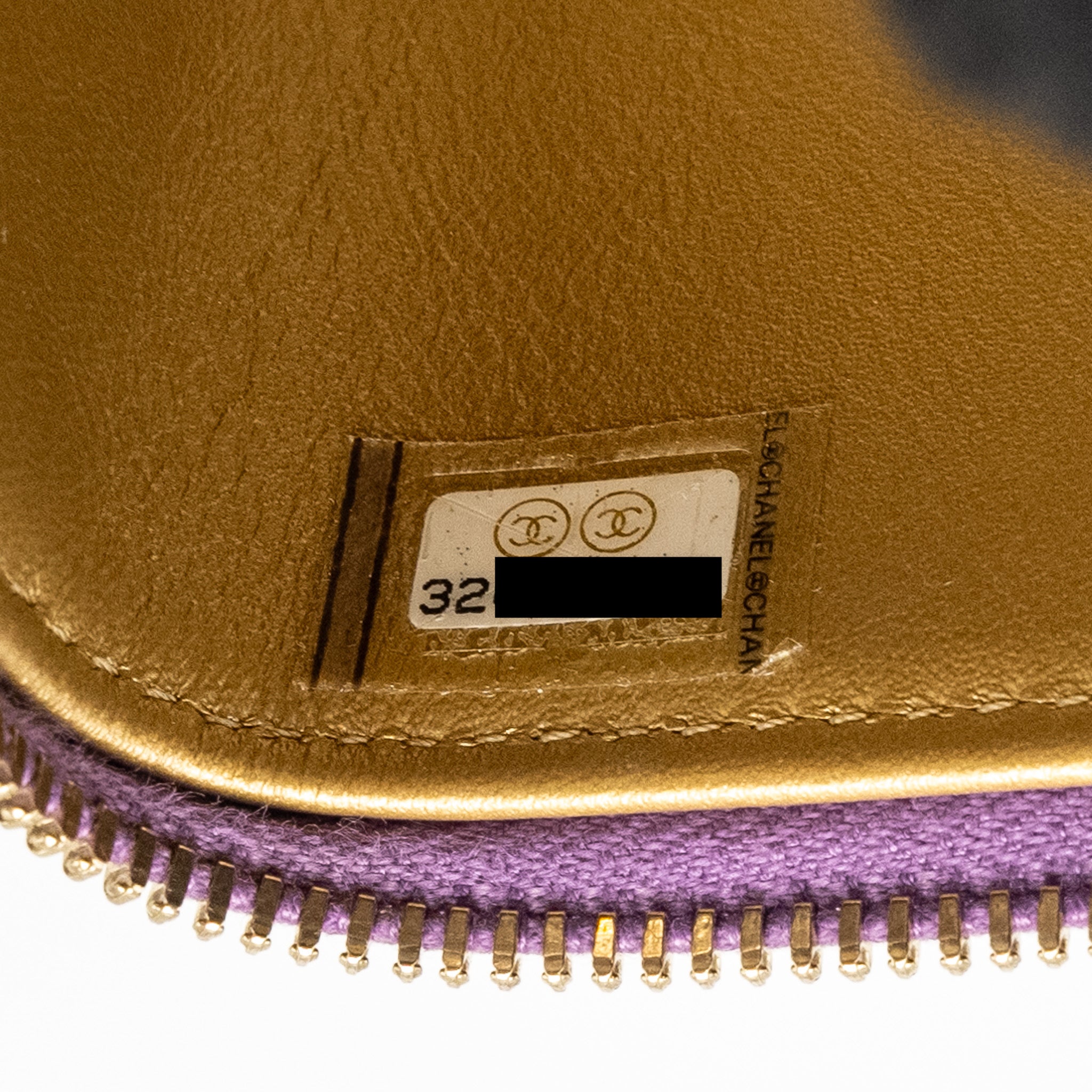 CHANEL Pearl Crush Mini Vanity With Chain Lambskin Purple