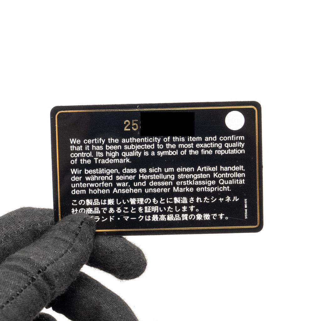 Chanel Classic Flap Long Wallet Caviar Black