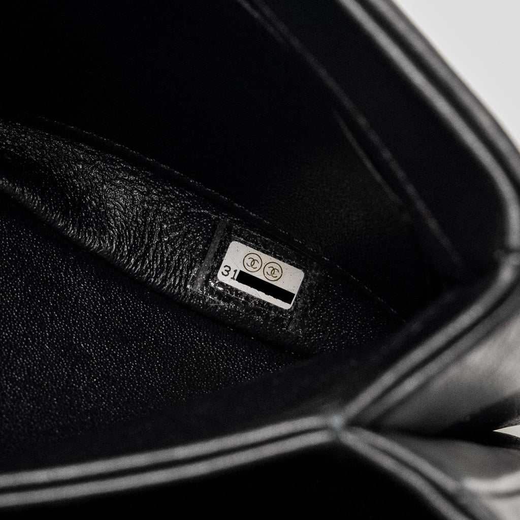 Chanel Top Handle Trendy CC Flap Bag Lambskin Black L