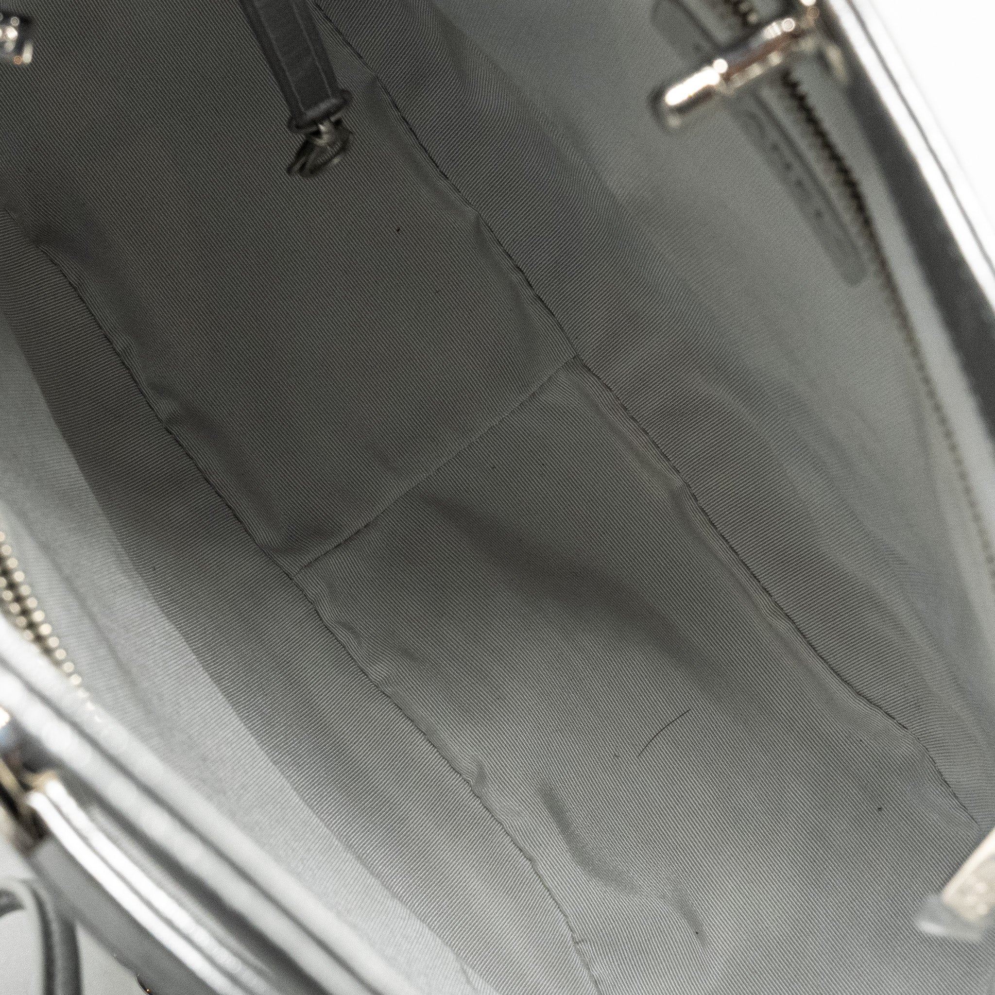 Chanel 31 BAG Quilted Crumpled Calfskin Metallic Silver