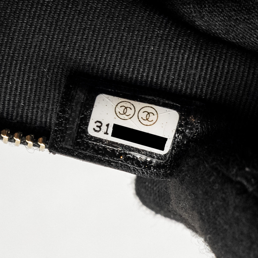 Chanel 22p Travel Pouch With Sleep Mask Nylon Black