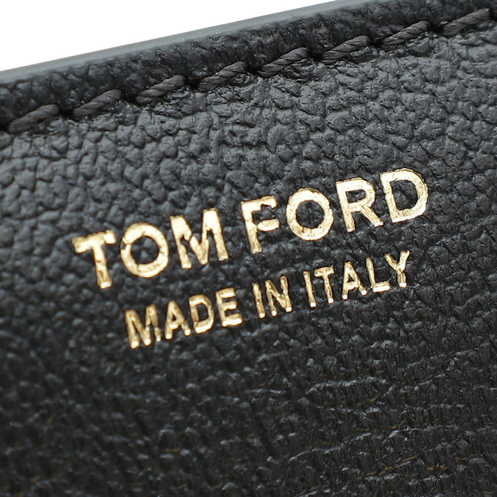 Tom Ford Black Natalia Medium Flap Bag