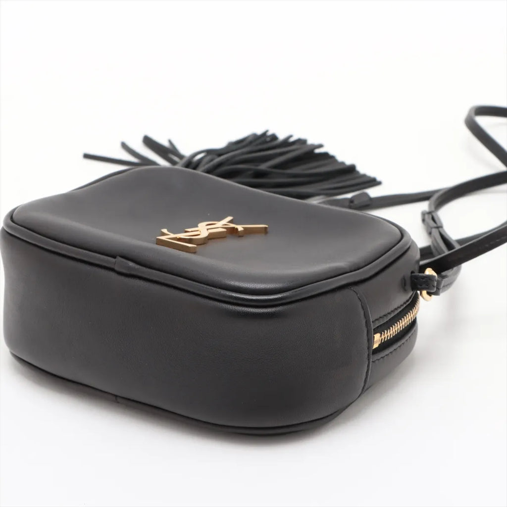 Saint Laurent Black Leather Blogger Camera Bag  [Clearance Sale]