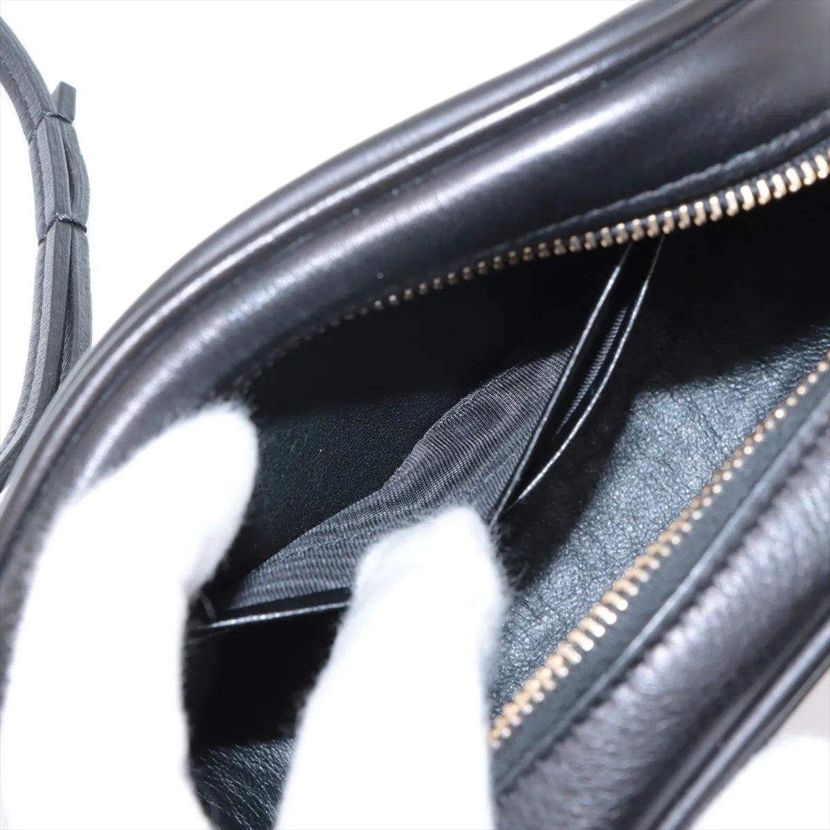 Saint Laurent Black Leather Blogger Camera Bag  [Clearance Sale]