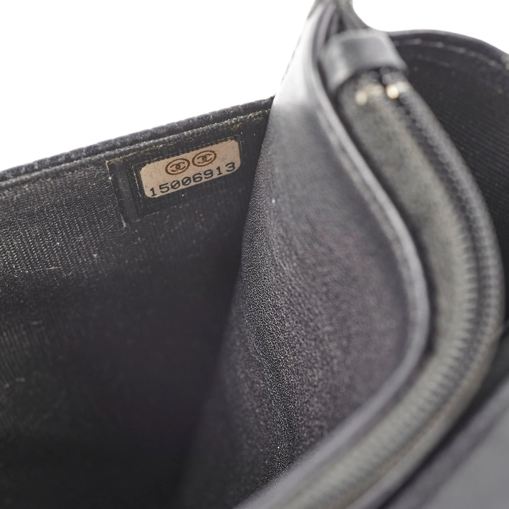 Chanel Caviar Black Wallet On Chain WOC