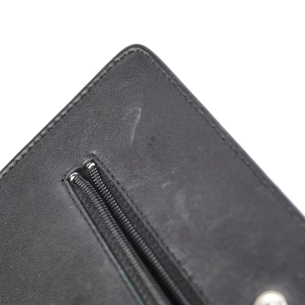 Chanel Caviar Black Wallet On Chain WOC