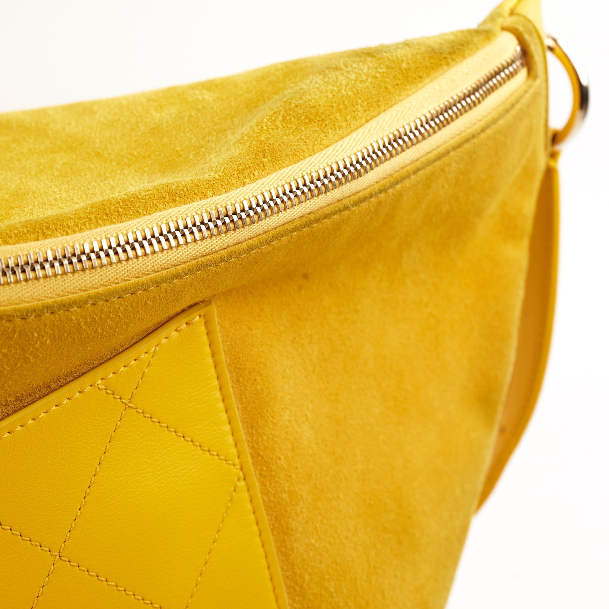 Chanel X Pharrell Willams Suede Waist Bag Yellow 27 series
